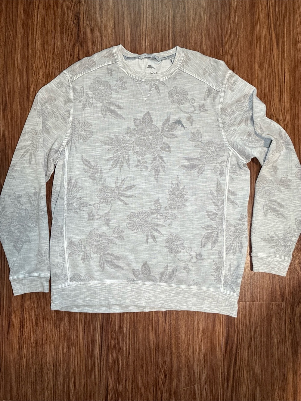 Tommy Bahama Tobago Bay Blooms Crew Sweatshirt Pullover Mens  Large